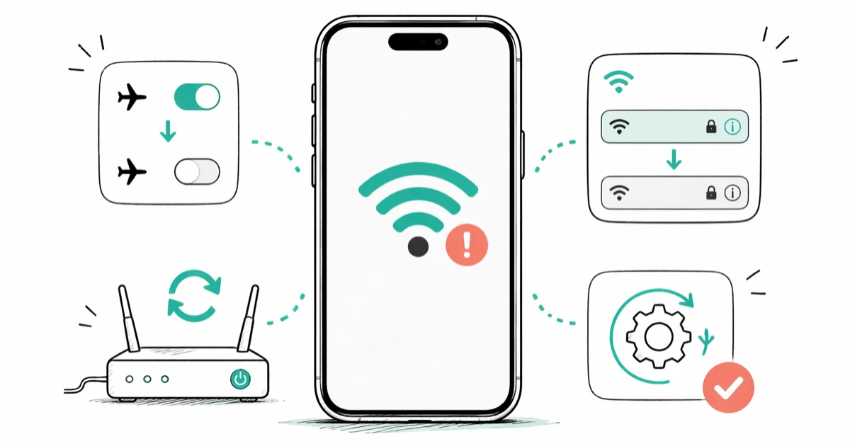 iPhone Wi-Fi Not Working? 10 Fixes That Actually Work cover image