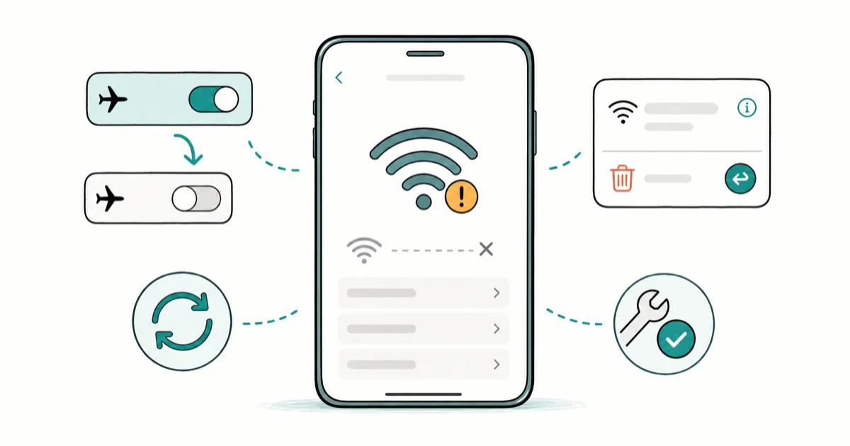 iPhone Won't Connect to Wi-Fi? 9 Fixes That Actually Work cover image