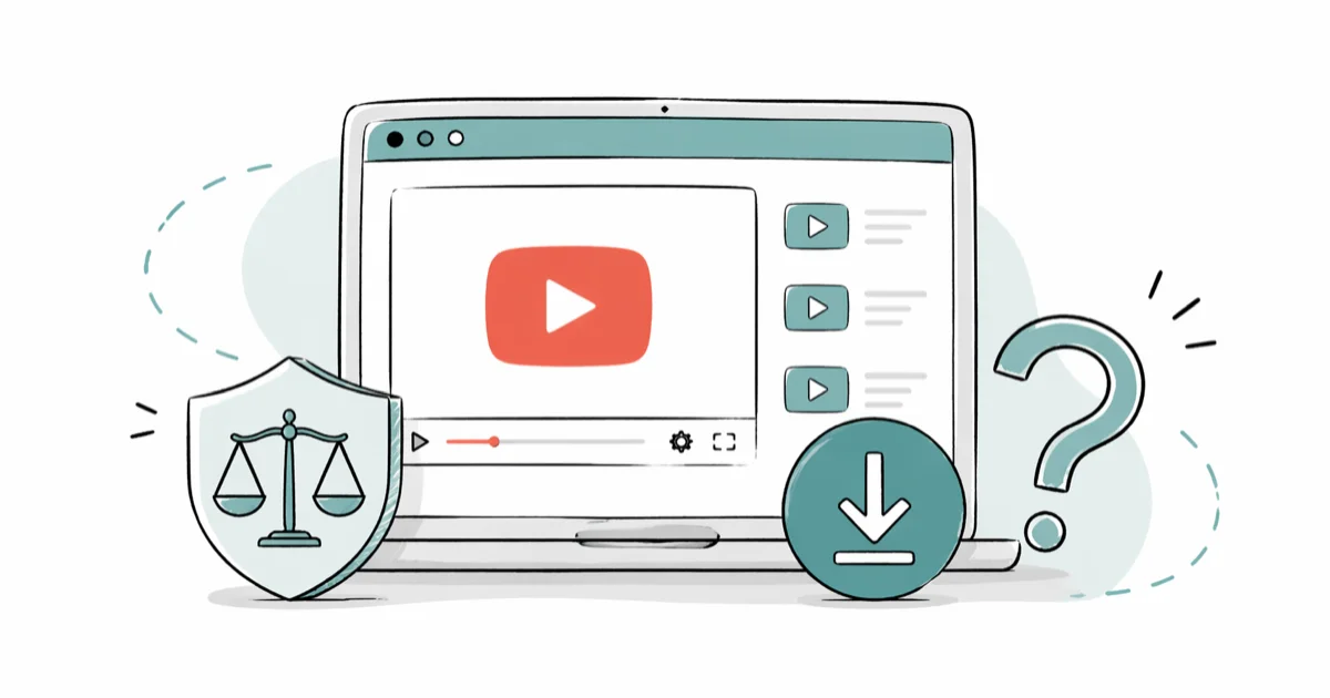 Is It Legal to Download YouTube Videos? A 2026 Legal Guide cover image
