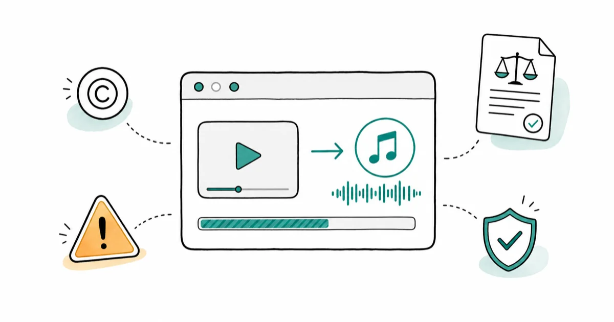 Is YouTube to MP3 Legal? Copyright Law Explained (2026) cover image