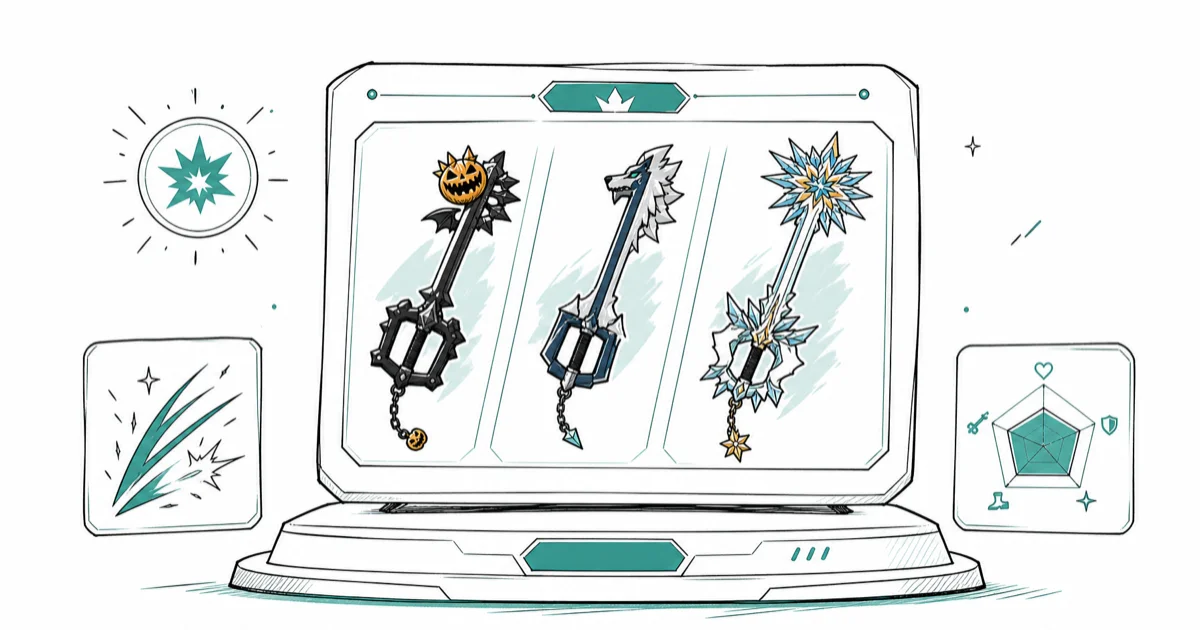 Best Keyblades in Kingdom Hearts 2 Final Mix (2026) cover image