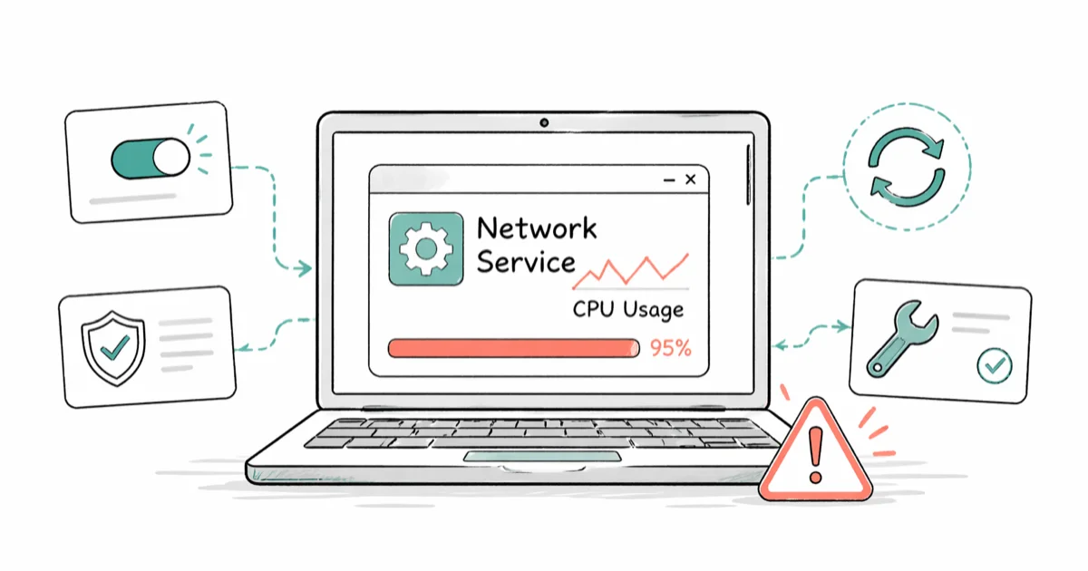 Killer Network Service Explained: Fix High CPU Usage cover image