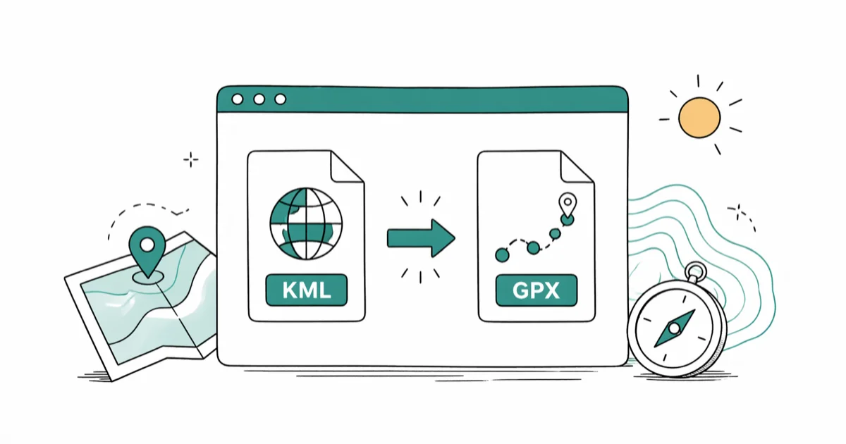 How to Convert KML to GPX: 5 Free Tools That Work in 2026 cover image