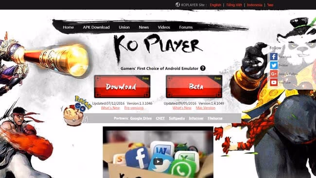 Download KoPlayer Pokemon Go Emulator