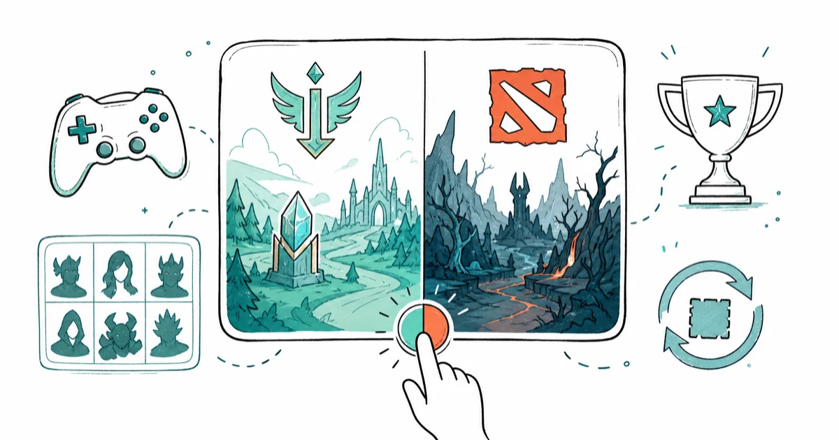 League of Legends vs. Dota 2: Which MOBA Should You Play? cover image