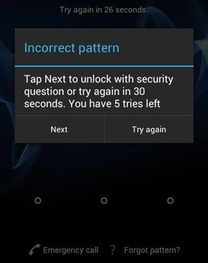 Forgot Pattern