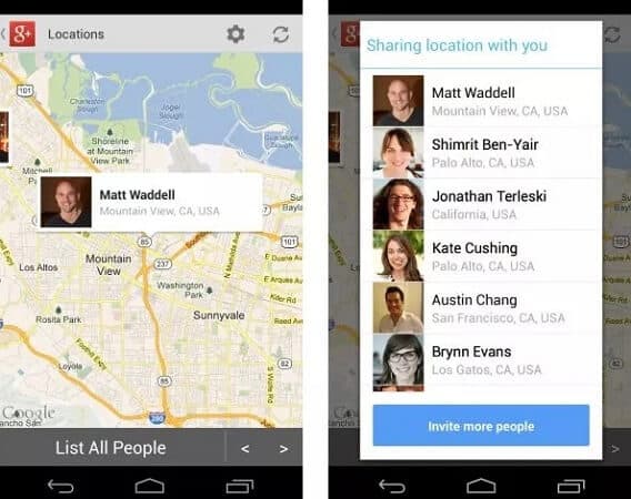 Google+ and Google Maps
