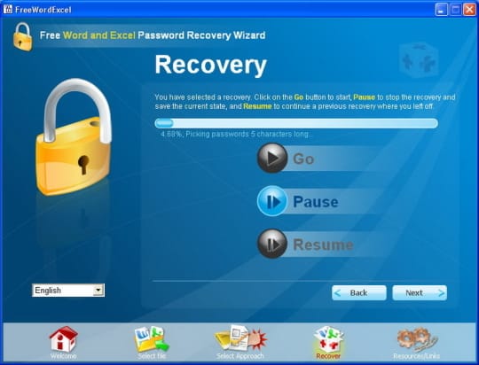 Free Word and Excel Password Recovery Wizard