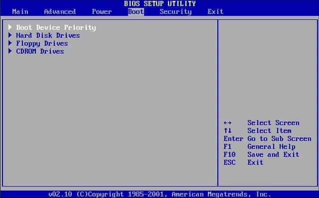 BIOS Setup