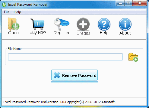 Asunsoft Excel Password Remover