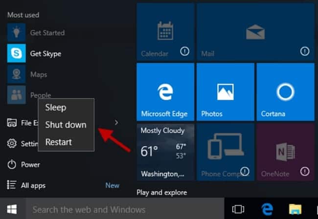 Click Power Restart