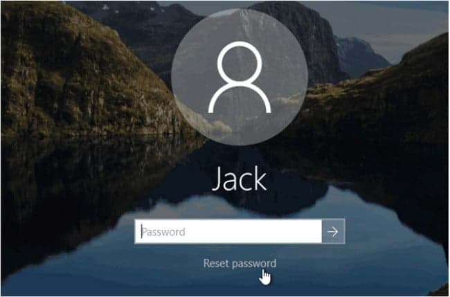 Reset Password on Windows 10