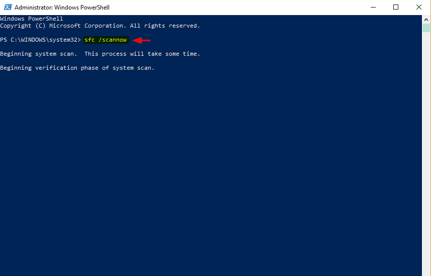 Run SFC to fix windows 10 very slow and unresponsive