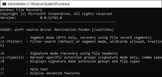 How to use Windows File Recovery and recover deleted files
