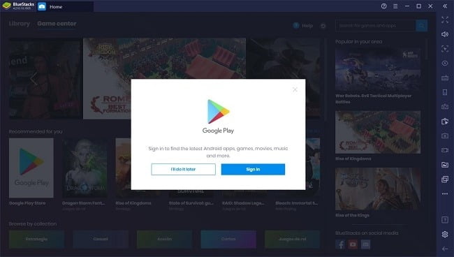 log into your Google Account