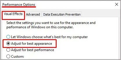 Adjust for best performance