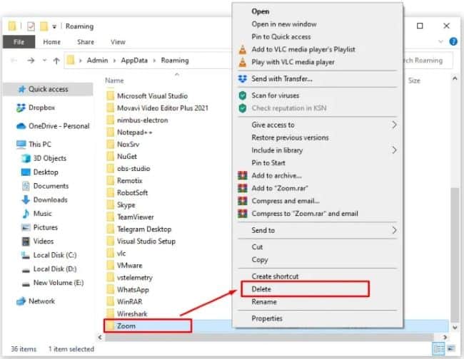Erase Zoom Cache and Data Windows