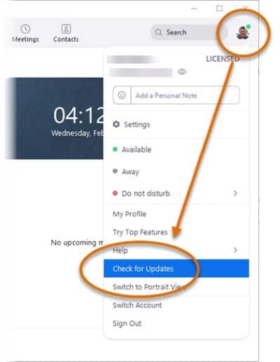 Updating Zoom to the Latest Version