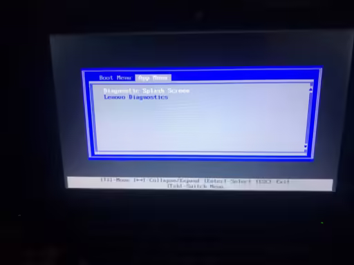 Run Lenovo Diagnostics