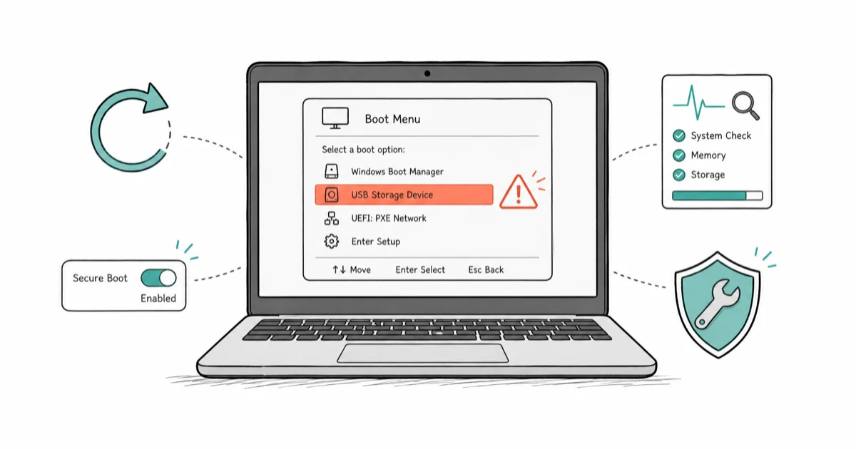 Lenovo Stuck on Boot Menu? Here Are the Real Fixes (2026) cover image