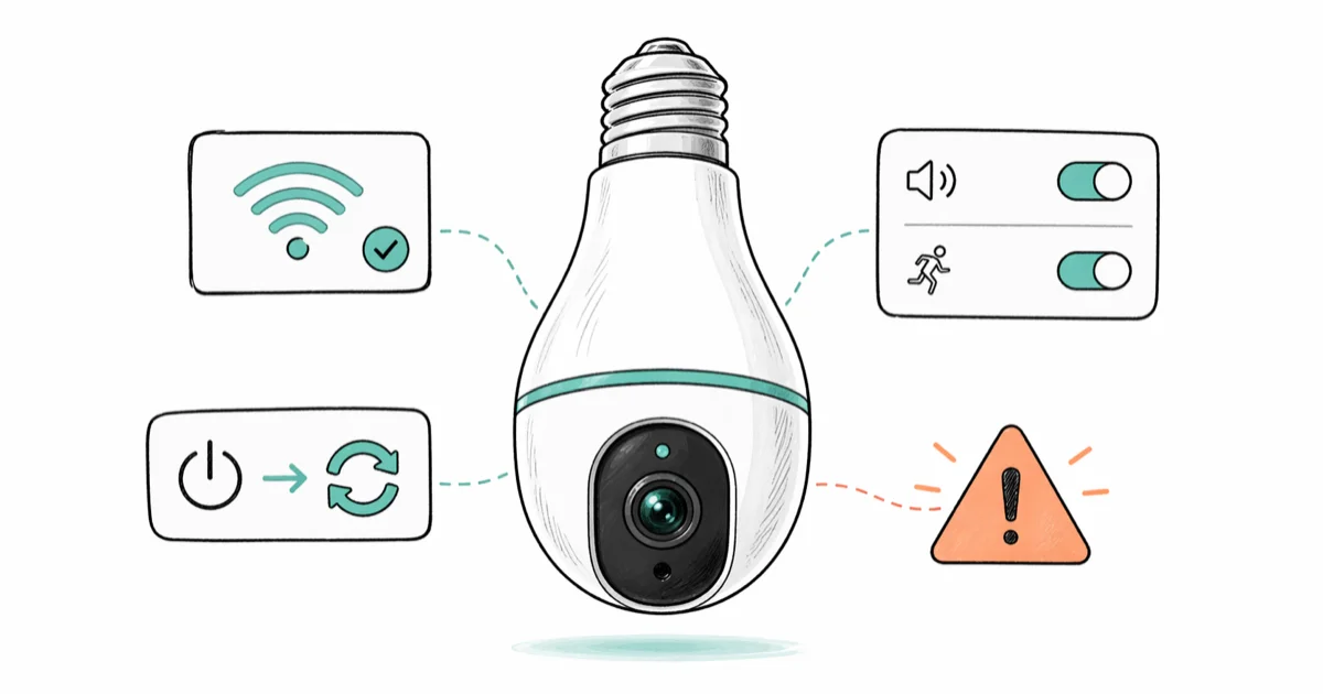 Best Light Bulb Security Cameras for 2026: Tested Picks cover image