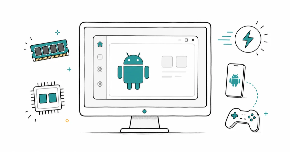 Lightweight Android Emulators: 6 Picks for Low-End PCs cover image