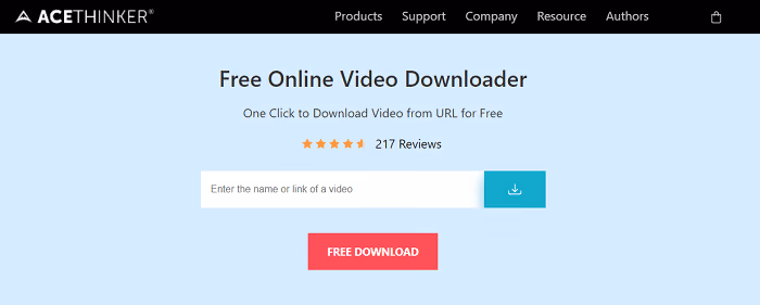 Acethinker Online Video Downloader