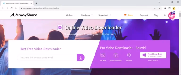 Amoyshare Online Video Downloader