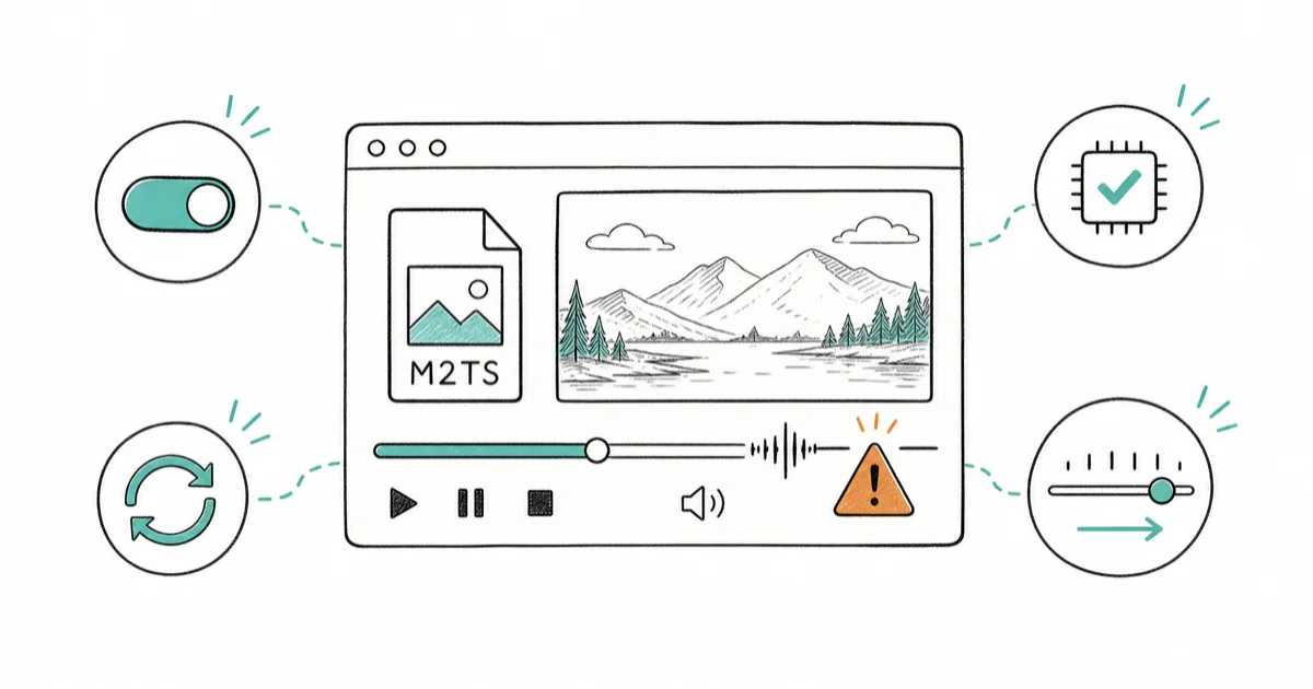 How to Play M2TS Files in VLC: Settings and Stutter Fixes cover image