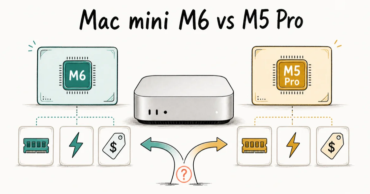 Mac mini M6 vs M5 Pro: Which Model Should You Buy?