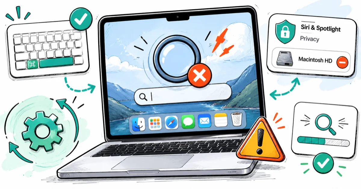 Mac Spotlight Not Working? 6 Fixes That Actually Stick