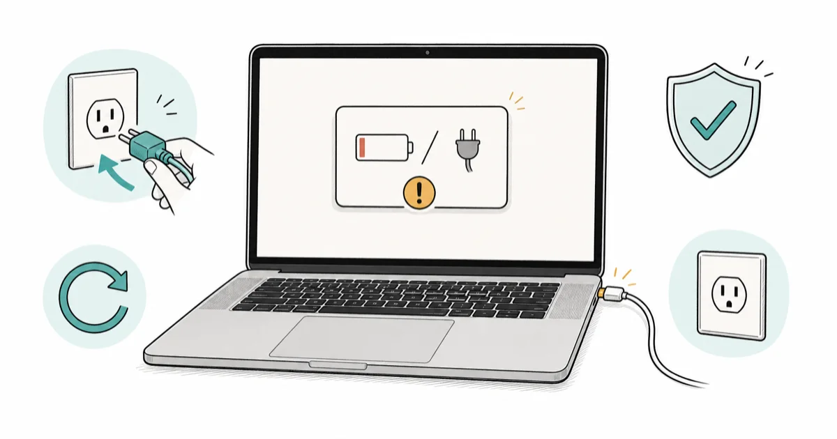 MacBook Pro Not Charging? 9 Fixes Before You Call Apple cover image