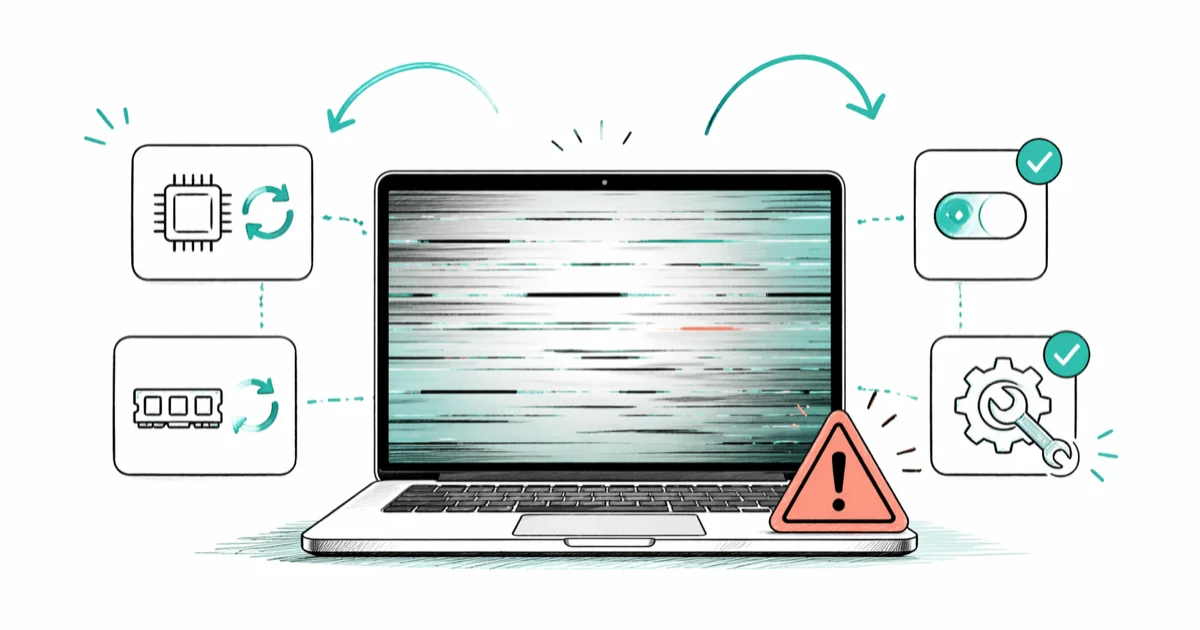 MacBook Pro Screen Flickering: 8 Fixes Before Repair cover image