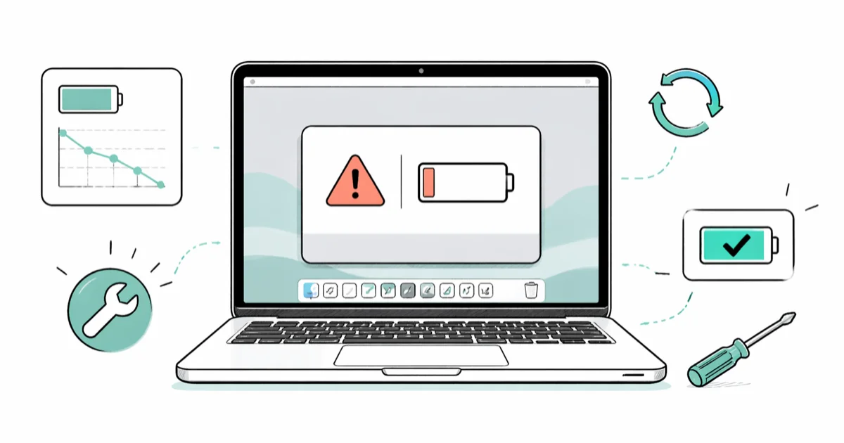 MacBook Pro Service Battery Warning: Causes, Cost, Fixes cover image