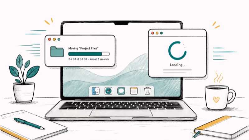 A Mac feeling smoother and more responsive in everyday tasks on macOS 27