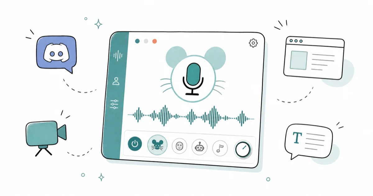Mickey Mouse Voice Changers: 4 Best Apps Tested in 2026 cover image