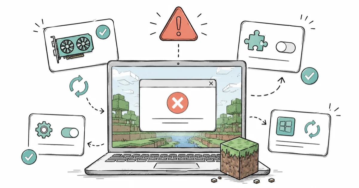 Minecraft Keeps Crashing? Java and Bedrock Fixes (2026) cover image