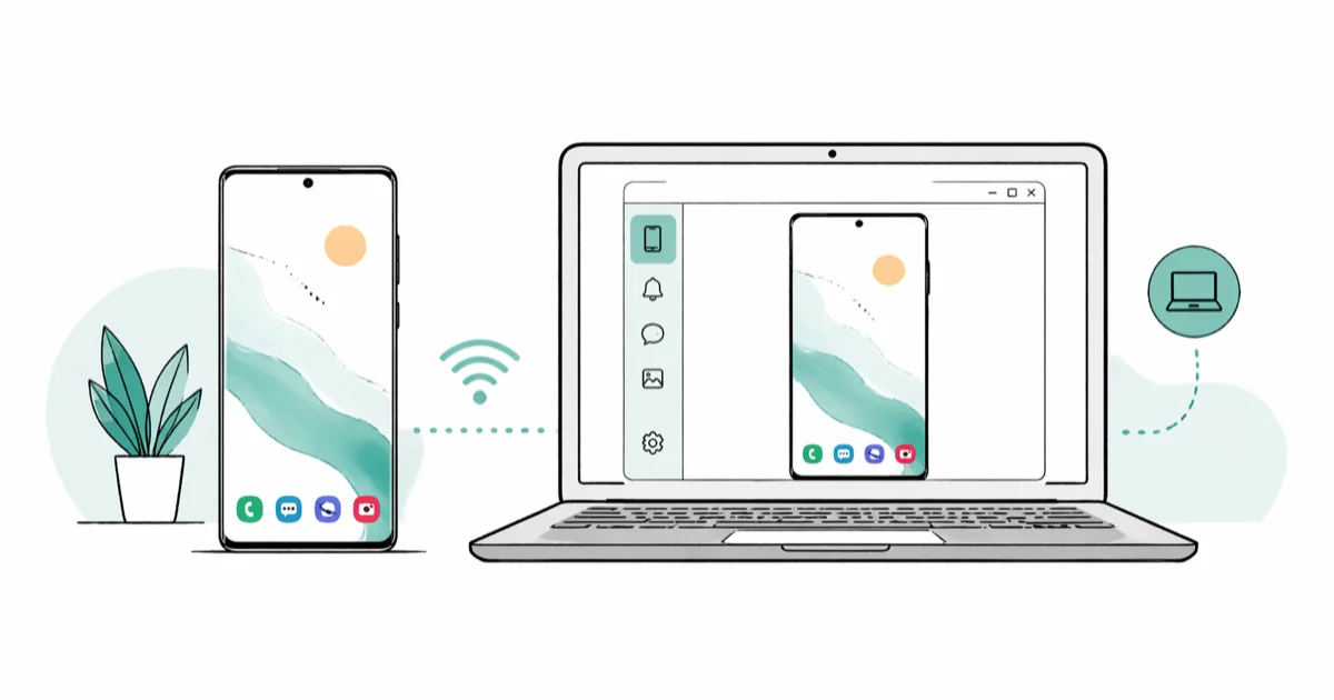 How to Mirror a Samsung Phone to PC: 5 Tested Methods cover image