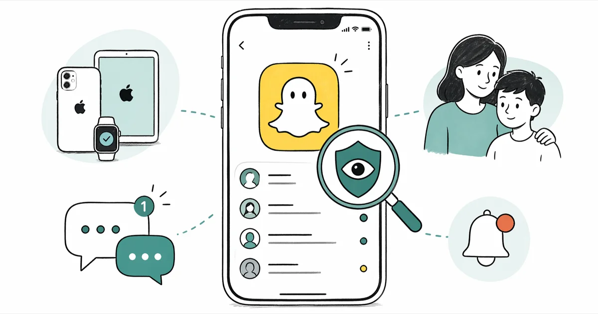 Monitor Snapchat on iPhone: A Parent Safety Guide (2026) cover image
