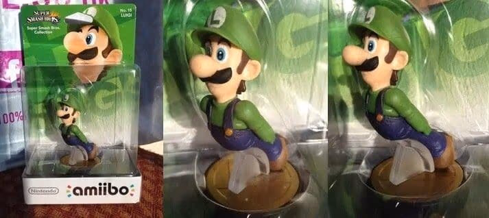 Most Expensive Amiibo - Missing Left Hand Luigi
