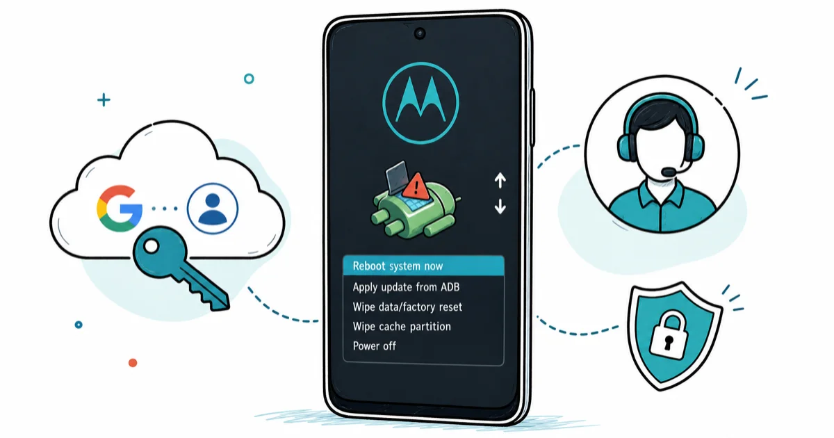 Motorola FRP Bypass: Official Recovery First (2026)