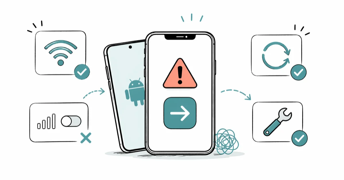 Move to iOS Not Working? 8 Fixes for Stuck Transfers cover image