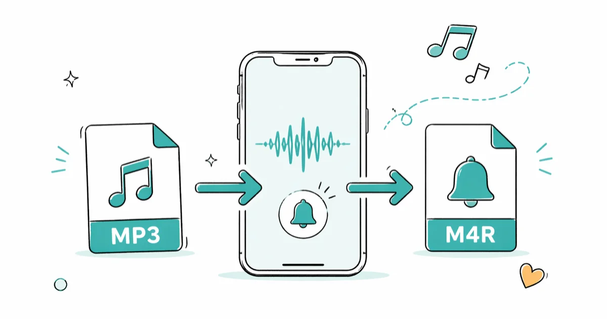 How to Convert MP3 to M4R for iPhone Ringtones in 2026 cover image