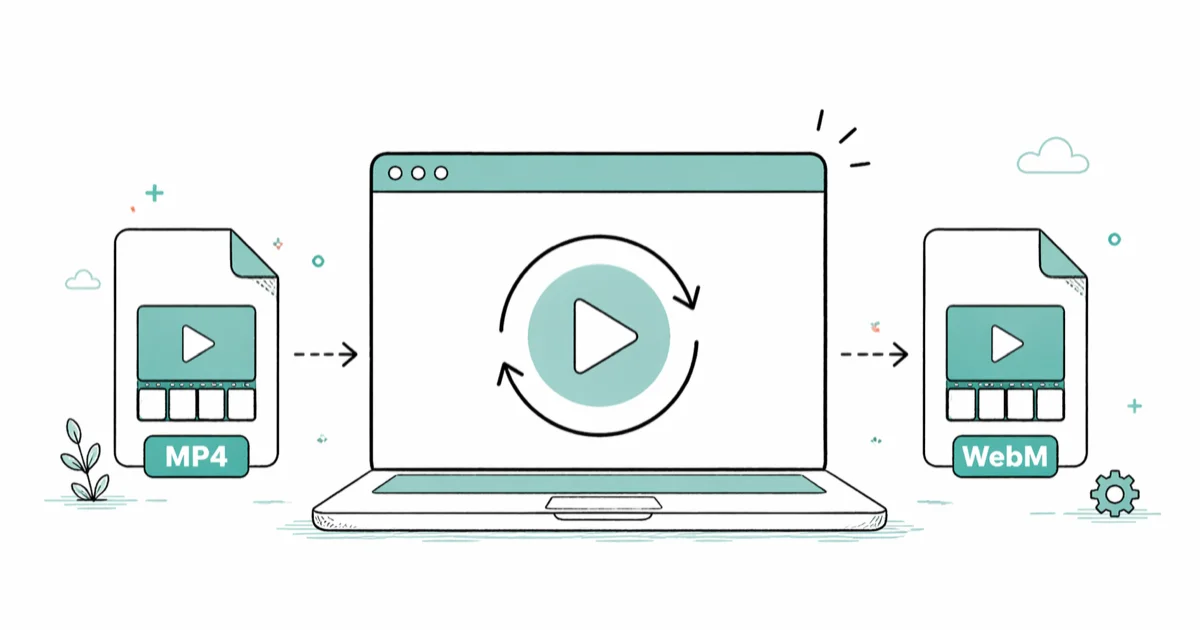 How to Convert MP4 to WebM Without Losing Quality (2026) cover image