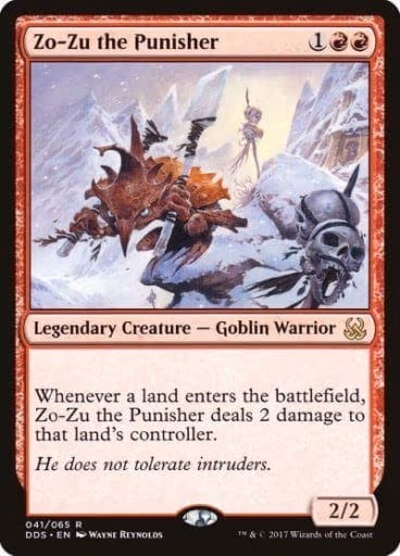 Best Goblin Cards in MTG - Zo-Zu the Punisher 