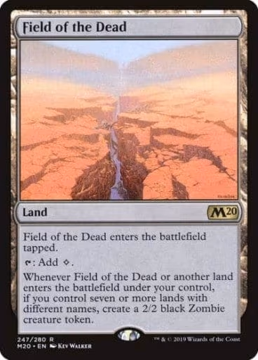 Best Land Card in MTG - Field Of The Dead