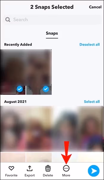 Select the lock sign