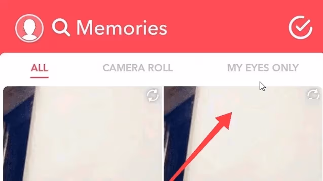 My Eyes Only on Memories