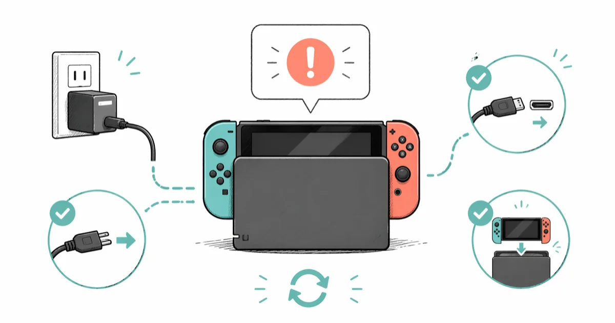 Nintendo Switch Dock Not Working? 8 Tested Fixes (2026) cover image