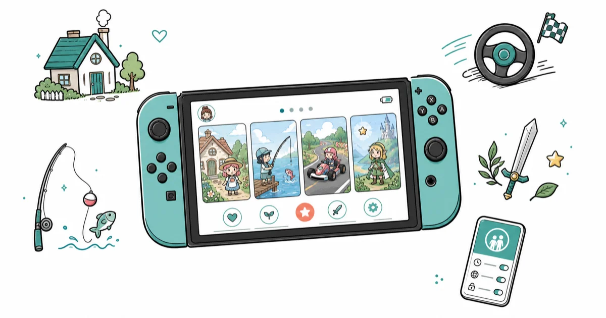 Nintendo Switch Games for Girls: 16 Top Picks for 2026 cover image